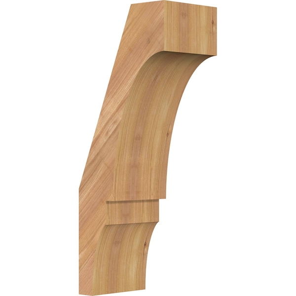 Ekena Millwork 5 1/2"W x 8"D x 20"H Balboa Smooth Knee Brace, Western Red Cedar BRC06X08X20BOA00SWR - main